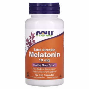 NOW Foods, Melatonin, 10 mg, 100 Veg Capsules