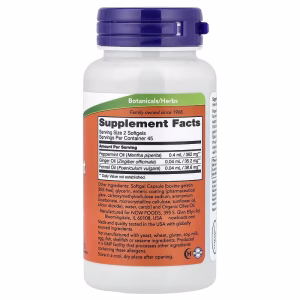 NOW Foods, Peppermint Gels, 90 Softgels - Image 2