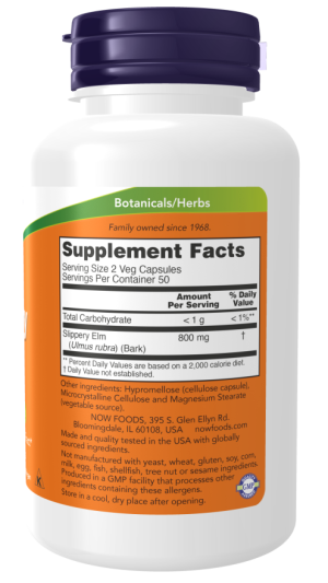 SLIPPERY ELM 400mg 100 VCAPS - Image 2
