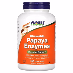 NOW Foods, Chewable Papaya Enzymes, 360 Pastilles