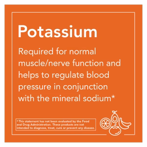 NOW Foods, Potassium Gluconate, 99 mg, 100 Tablets - Image 2