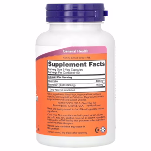 NOW Foods, Quercetin with Bromelain, 120 Veg Capsules - Image 2