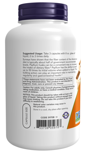 PSYLLIUM HUSK 500mg 500 VCAPS - Image 3
