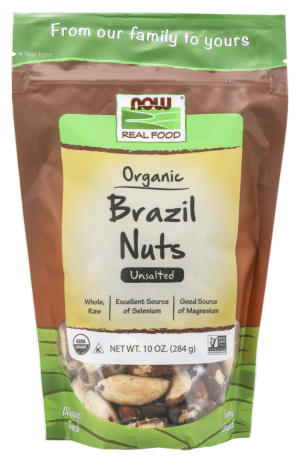 ORGANIC BRAZIL NUTS, RAW 10 OZ.