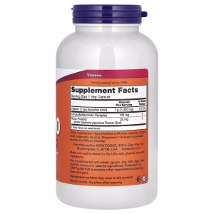 NOW Foods, C-1000 with Bioflavonoids, 250 Veg Capsules - Image 2