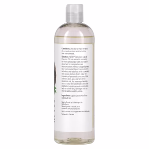 NOW Foods, Solutions, Liquid Coconut Oil, Pure Fractionated, 16 fl oz (473 ml) - Image 2