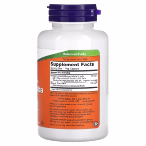 NOW Foods, Ginkgo Biloba, 120 mg, 100 Veg Capsules - Image 7