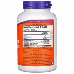 NOW Foods, Glucosamine & Chondroitin, 120 Tablets - Image 6