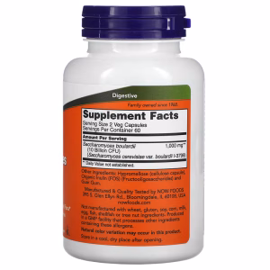 NOW Foods, Saccharomyces Boulardii, 5 Billion CFU, 120 Veg Capsules - Image 6