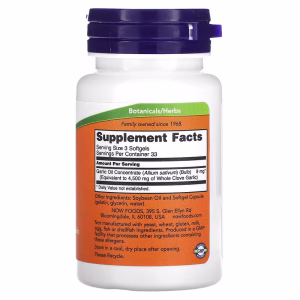 NOW Foods, Garlic Oil, 1,500 mg, 100 Softgels - Image 6