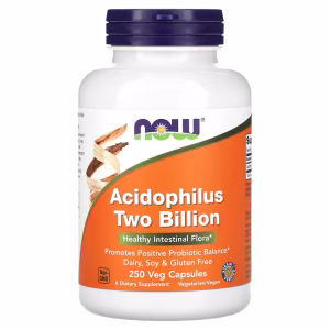 NOW Foods, Acidophilus Two Billion, 2 Billion CFU, 250 Veg Capsules