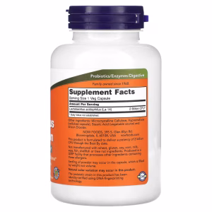 NOW Foods, Acidophilus Two Billion, 2 Billion CFU, 250 Veg Capsules - Image 6