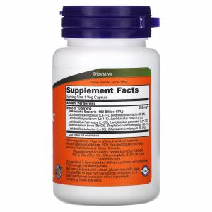 NOW Foods, Probiotic-10, 100 Billion, 30 Veg Capsules - Image 5
