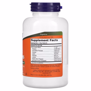 NOW Foods, Plant Enzymes, 240 Veg Capsules - Image 6