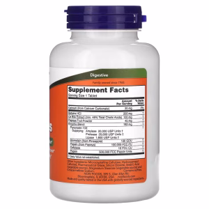 NOW Foods, Super Enzymes, 180 Tablets - Image 7