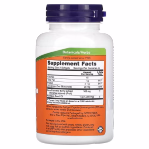 NOW Foods, Saw Palmetto Extract, 90 Softgels - Image 3
