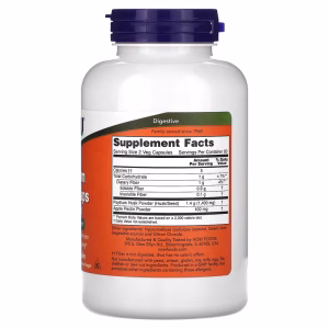 NOW Foods, Psyllium Husk Caps, 700 mg, 180 Veg Capsules - Image 6