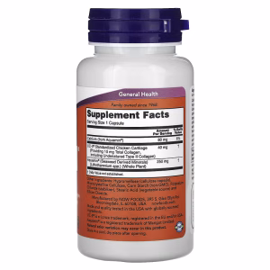 NOW Foods, UC-II Joint Health with Undenatured Type II Collagen, 120 Capsules - Image 5