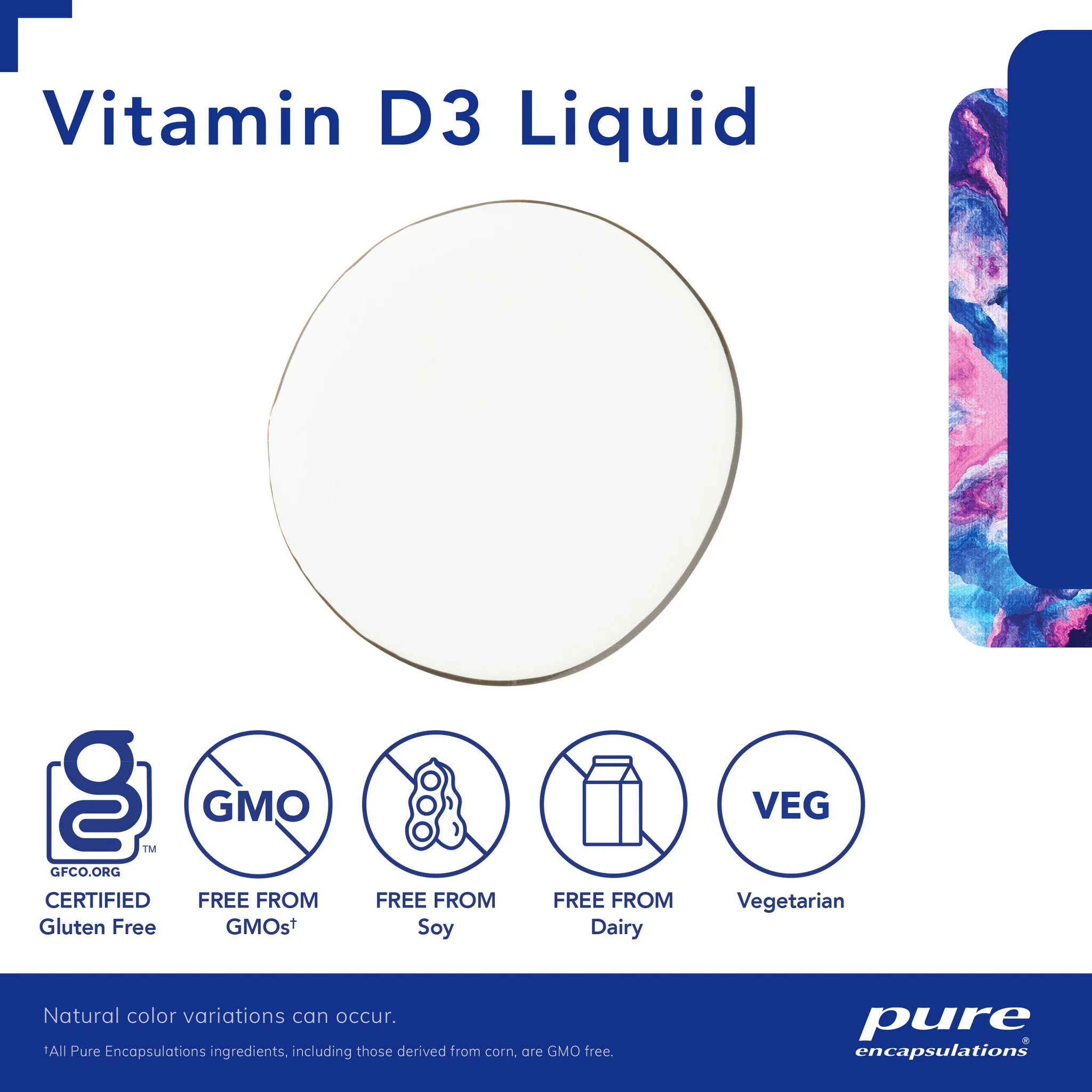 Pure encapsulations®Vitamin D3 liquid 22.5 ML - Image 3
