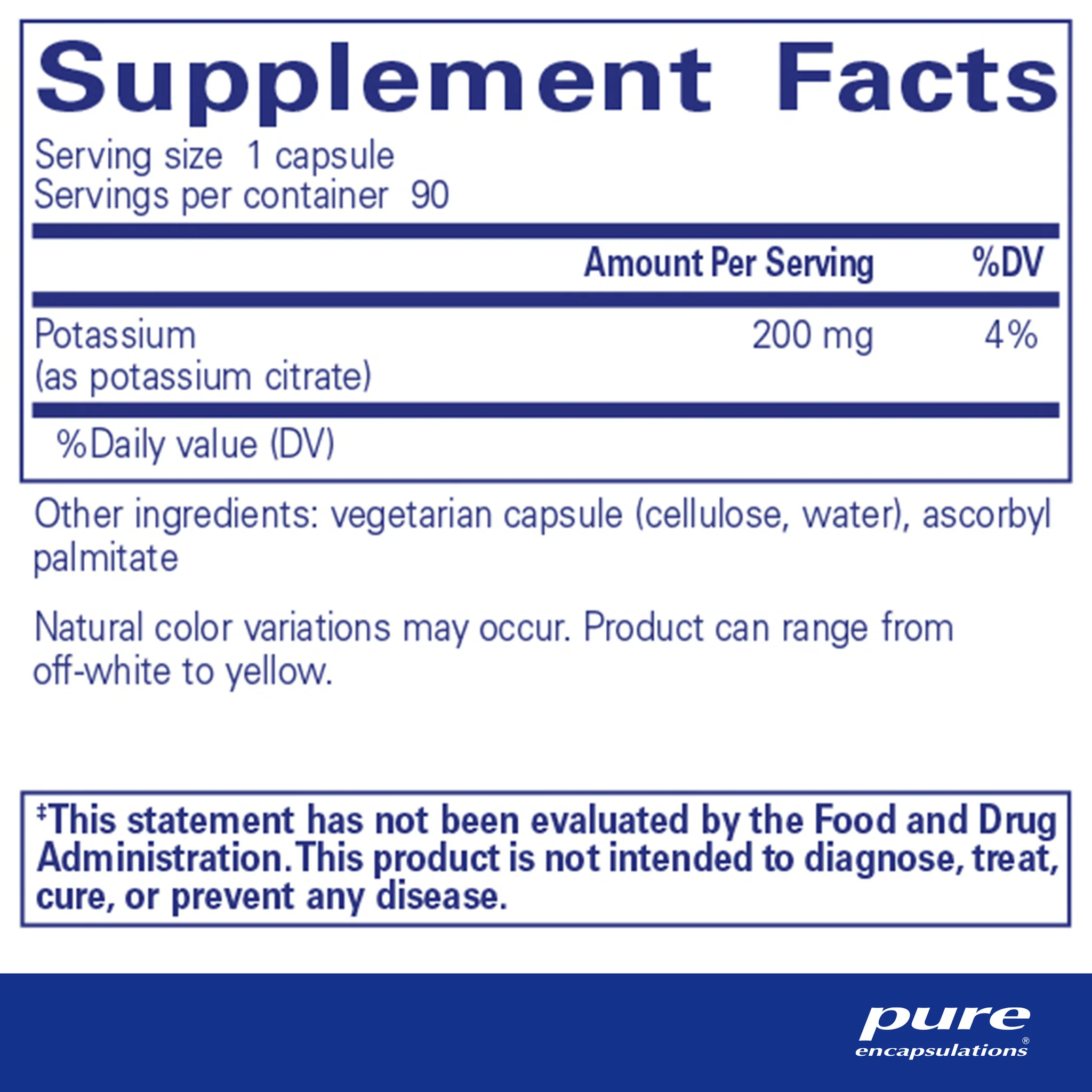 Pure encapsulations®Potassium (citrate) - Image 2