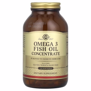 Solgar, Omega 3 Fish Oil Concentrate, 120 Softgels
