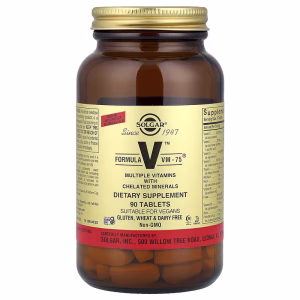Solgar, V™, Formula VM-75®, Multiple Vitamins with Chelated Minerals, 90 Tablets