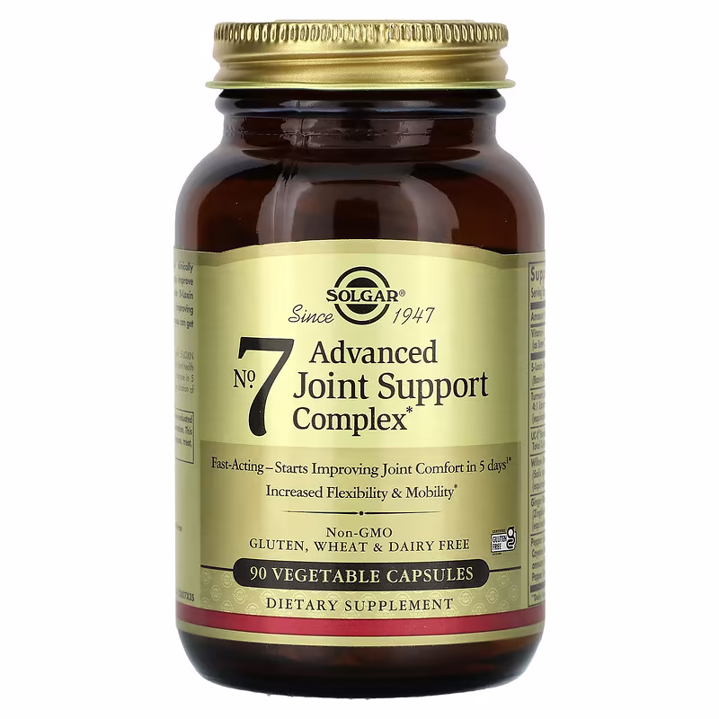 Solgar, No. 7, Advanced Joint Support Complex, 90 Vegetable Capsules - Image 2