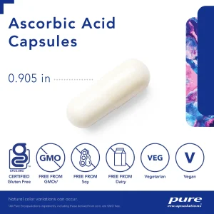Pure encapsulations®Ascorbic Acid capsules - Image 3