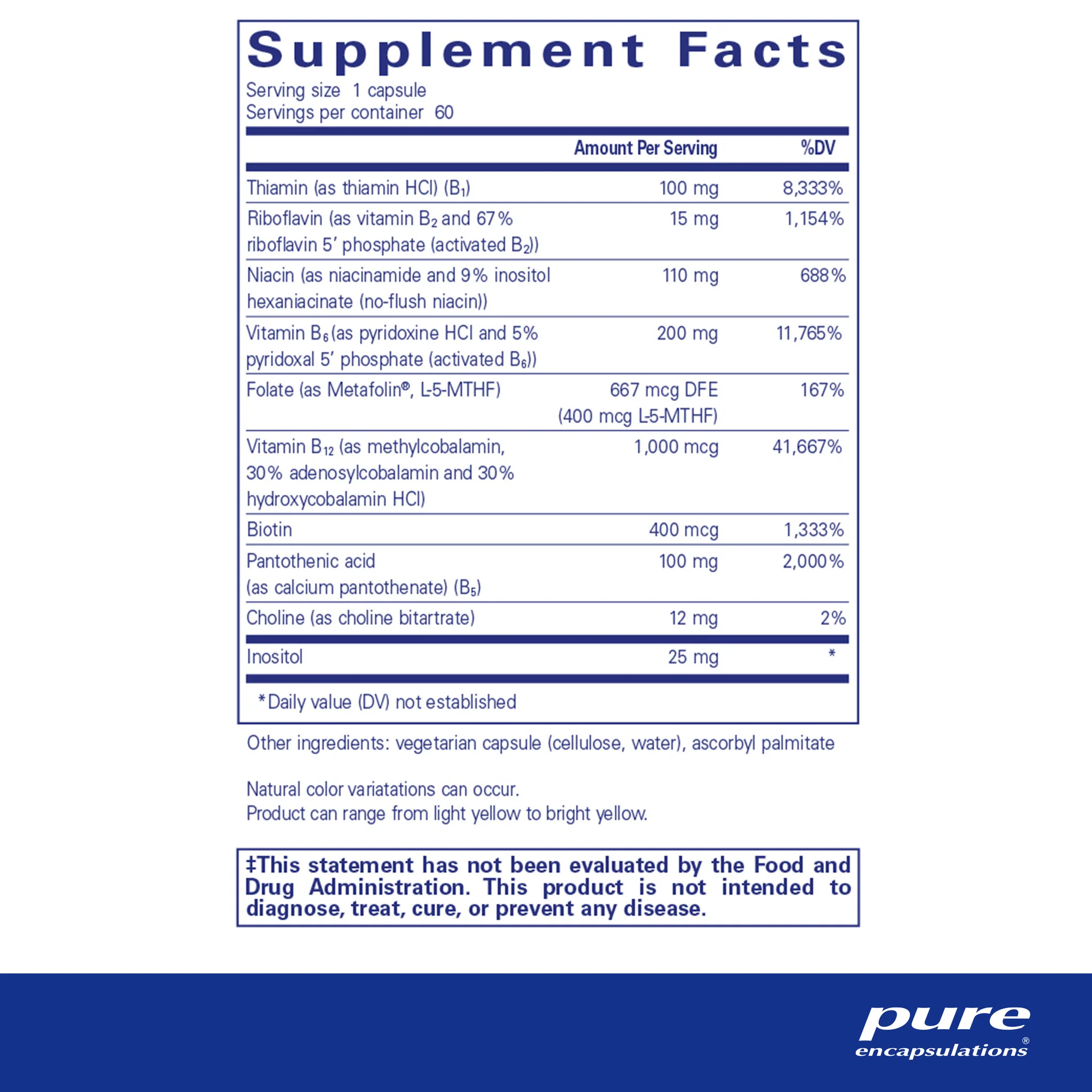 Pure encapsulations®B6 Complex - Image 2