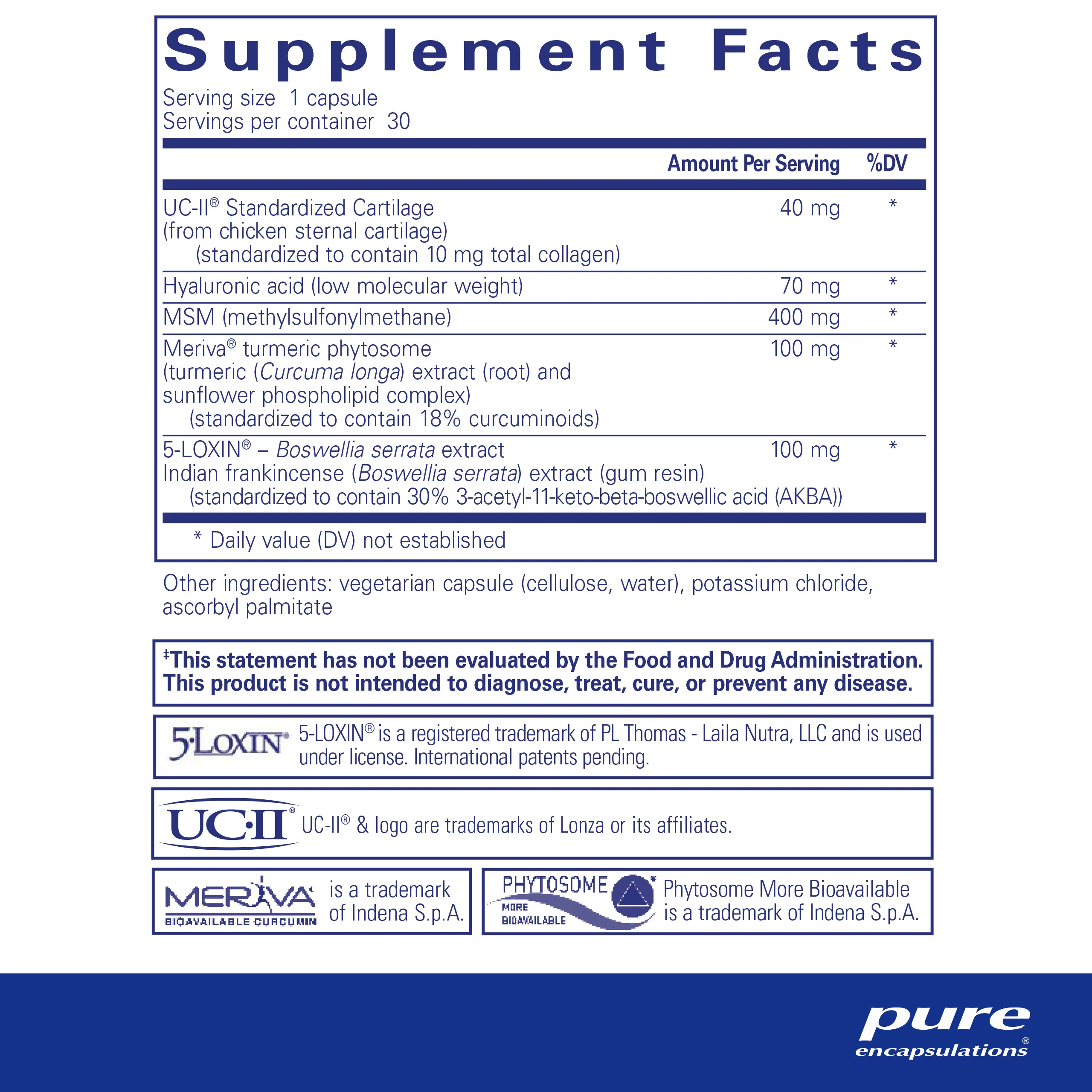 Pure encapsulations®Joint Complex (single dose) - Image 2
