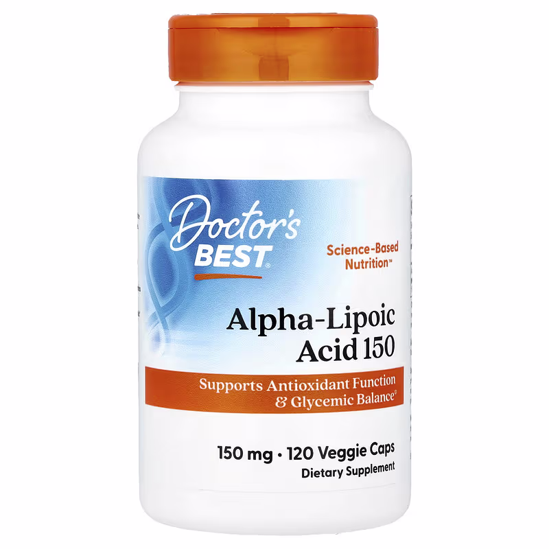 Doctor's Best, Alpha-Lipoic Acid 150, 150 mg, 120 Veg Caps