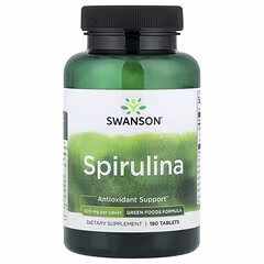 Swanson, Spirulina, 500 mg, 180 Tablets