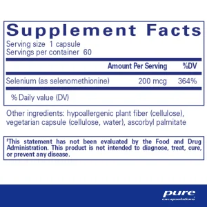 Pure encapsulations®Selenium (selenomethionine) - Image 2