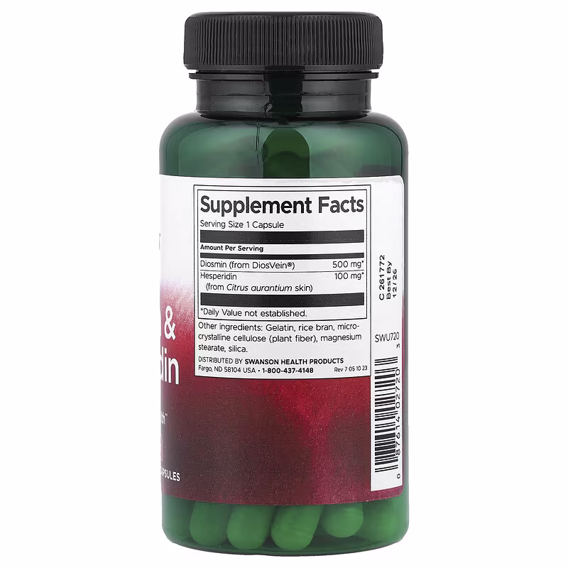 Swanson, Diosmin & Hesperidin, 60 Capsules - Image 2