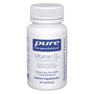 Pure encapsulations®Vitamin D3 25 mcg (1,000 IU)