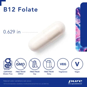 Pure Encapsulations®B12 Folate - Image 3
