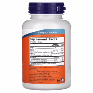NOW Foods, Cod Liver Oil, 1,000 mg, 90 Softgels - Image 6