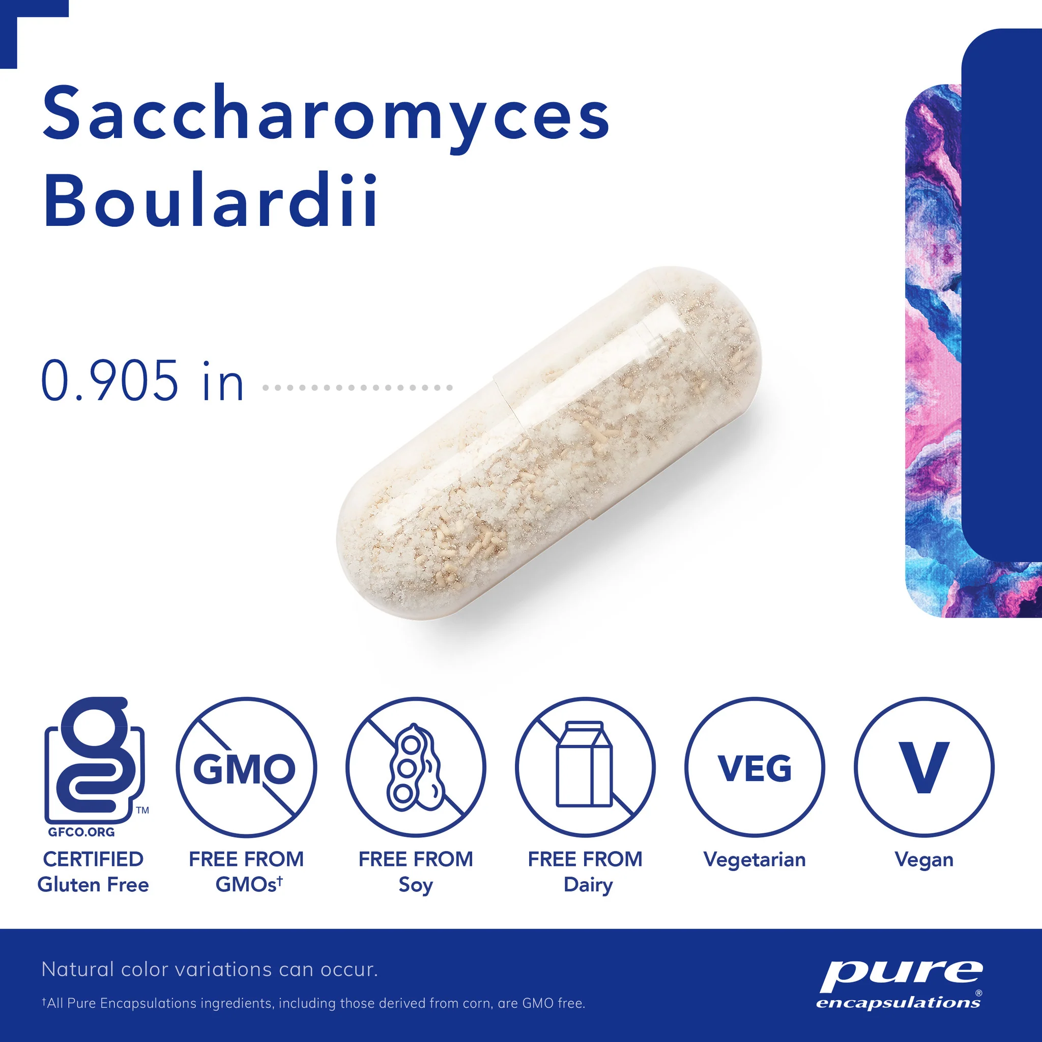 Pure encapsulations®Saccharomyces boulardii 60 Capsules - Image 3
