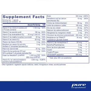 Pure encapsulations®PureGenomics® Multivitamin - Image 2