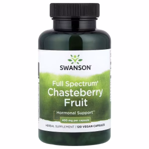 Swanson, Full Spectrum® Chasteberry Fruit, 400 mg, 120 Vegan Capsules