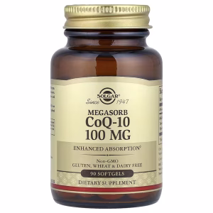 Solgar, Megasorb CoQ-10, 100 mg, 90 Softgels