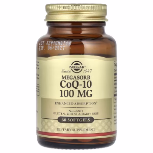Solgar, Megasorb CoQ-10, 100 mg, 60 Softgels