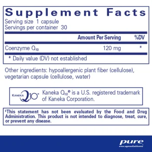 Pure Encapsulations®CoQ10 120 mg - Image 2