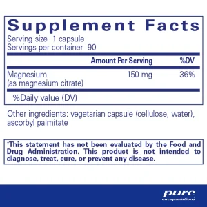 Pure encapsulations®Magnesium (citrate) - Image 2
