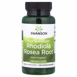 Swanson, Full Spectrum® Rhodiola Rosea Root, 400 mg, 100 Vegan Capsules