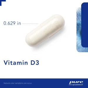 Pure encapsulations®Vitamin D3 25 mcg (1,000 IU) - Image 3