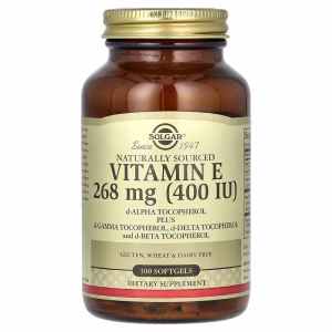 Solgar, Naturally Sourced Vitamin E, 100 Softgels