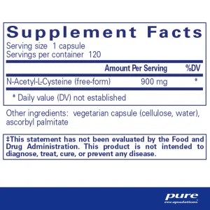 Pure encapsulations®NAC 900 mg - Image 2