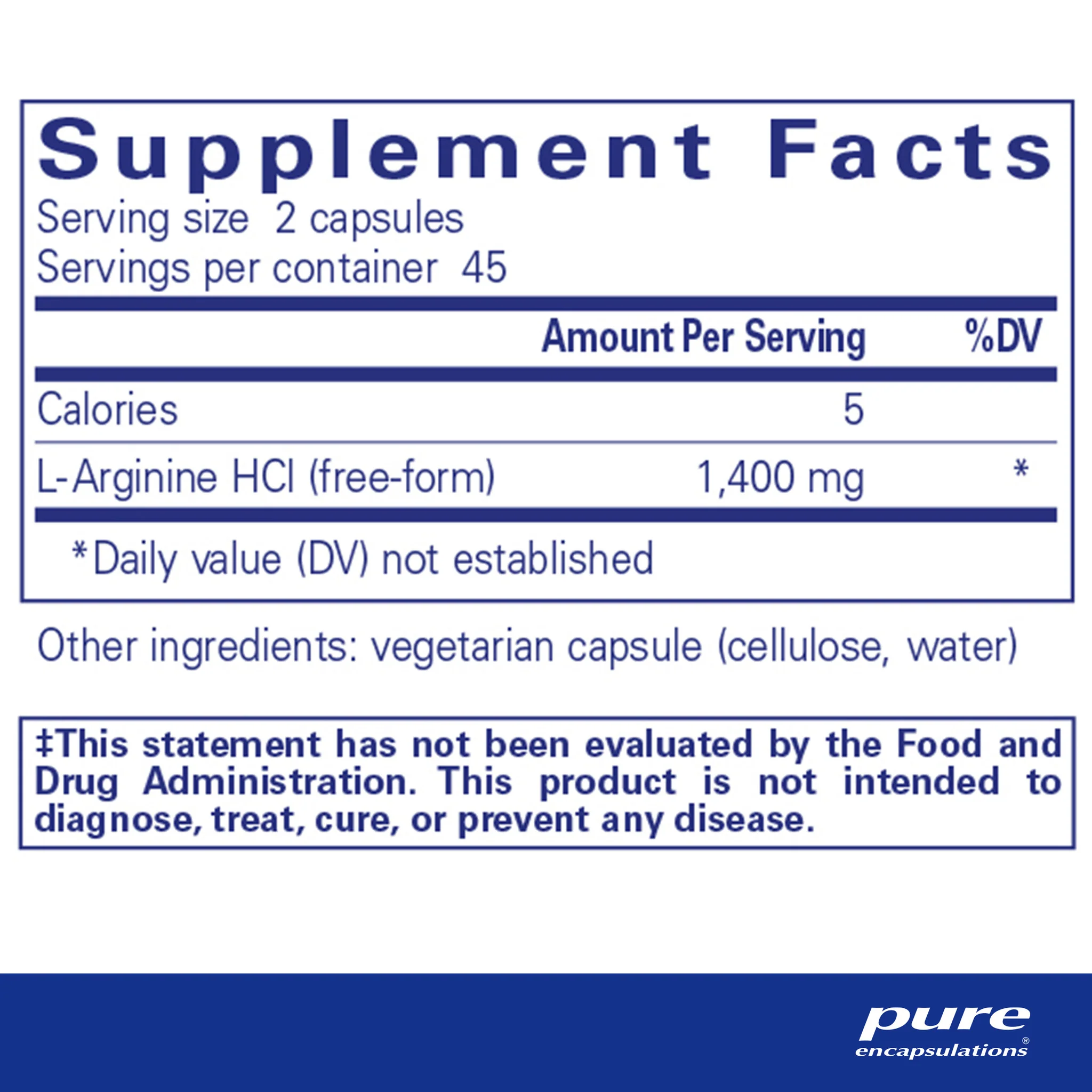 Pure encapsulations®L-Arginine - Image 2