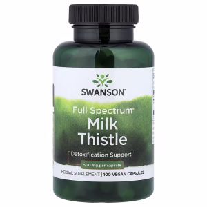 Swanson, Full Spectrum® Milk Thistle, 500 mg, 100 Vegan Capsules